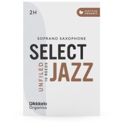 D'Addario Jazz Select Unfiled fliser sopransaxofon 10-pk.
