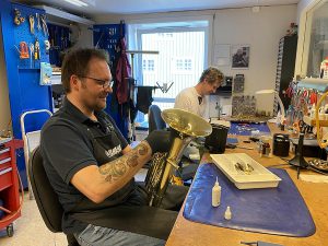 Service av blåseinstrumenter