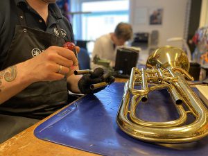 Vedlikehold av Messingblåser