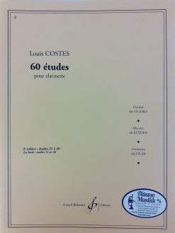Louis Costes, 60 études for klarinett (60 studies for Clarinet), bok 2