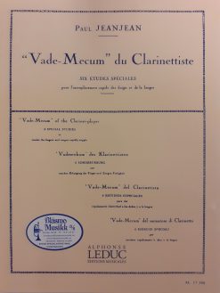 Paul Jeanjean; "Vade-Mecum" for klarinett