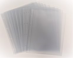 Plastlommer til noteperm