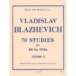 VLADISLAV BLAZHEVICH  70 studies for Bb-tuba volume 2